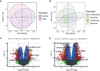 Screening of mRNA markers in early bovine tuberculosis blood samples